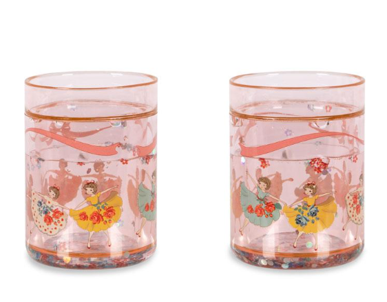2 Pack Glitter Cups Tip Toe Twinkel