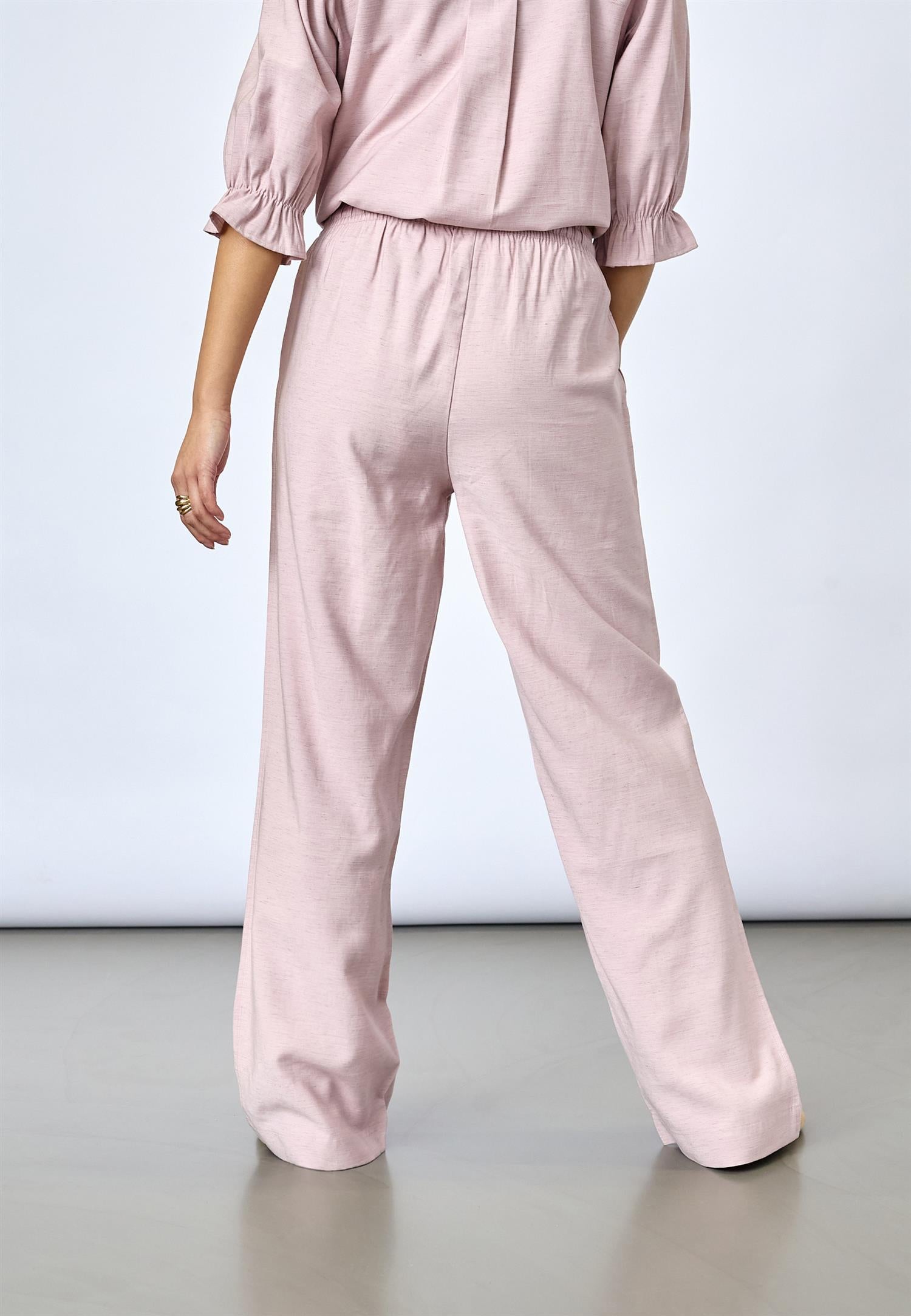 Ella Pant Mauve Melange