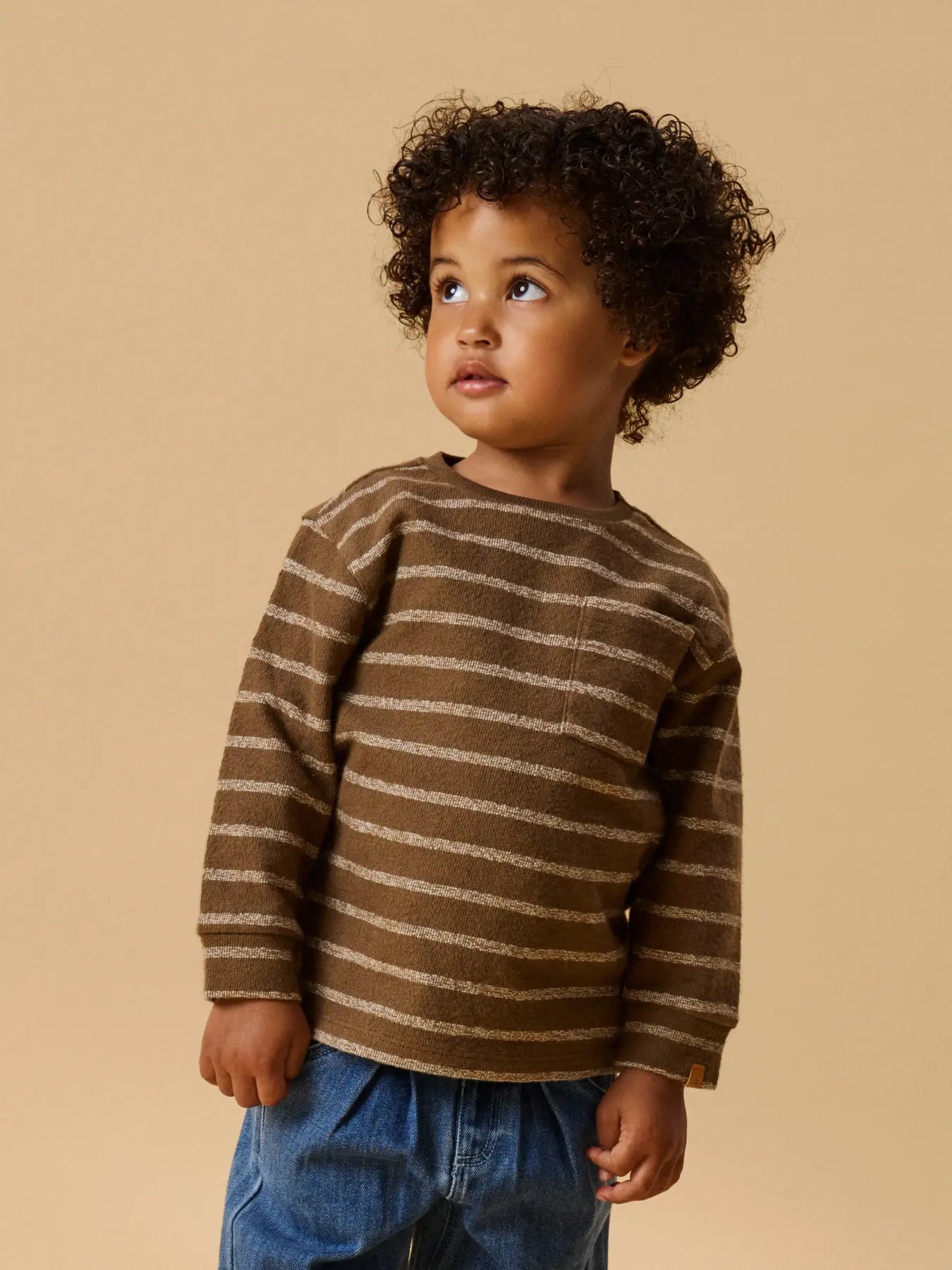 Moby Ls Loose Top Teak Turtledove