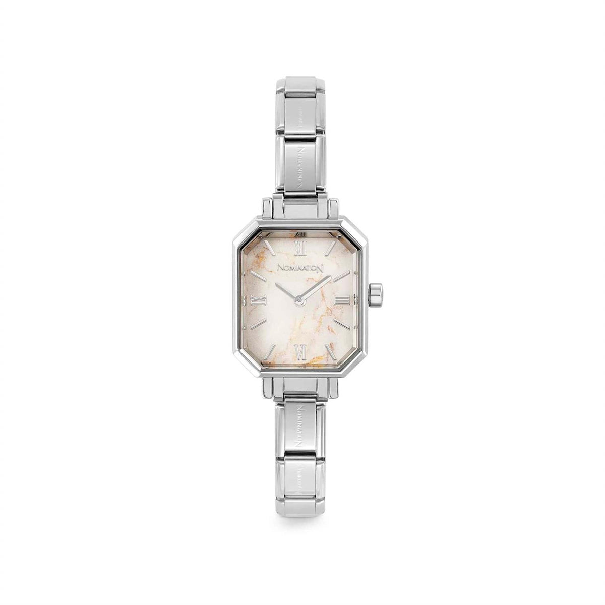 Paris Watch Rectangular New Marble White