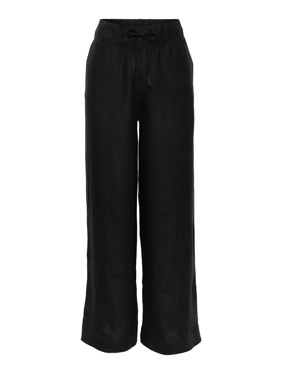 Immi Linen Pant Black