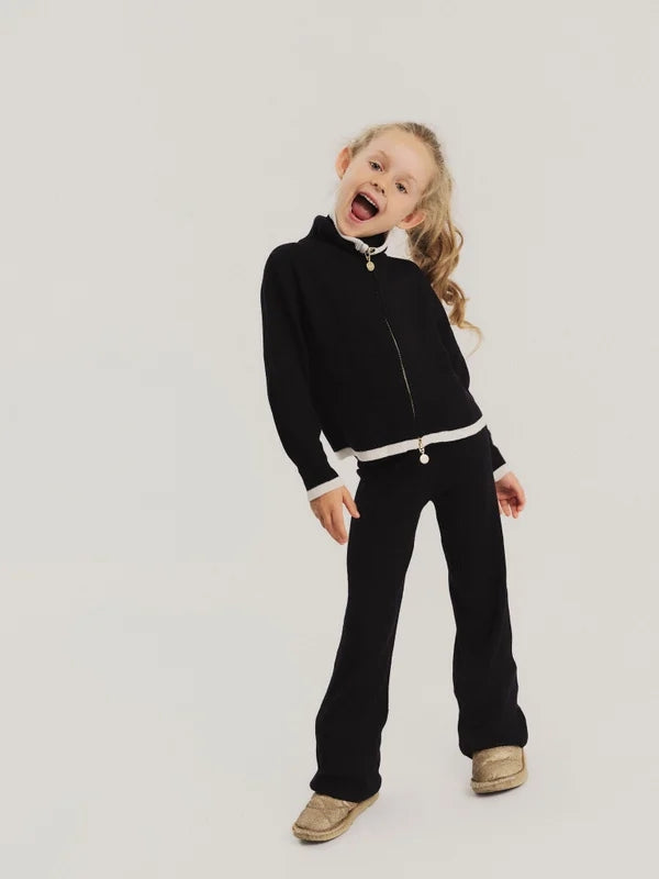 KIDS Tiril Merino Pants Navy