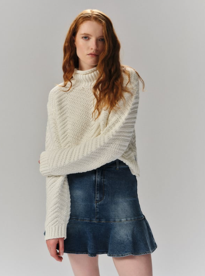 Alessi Blue Denim Skirt