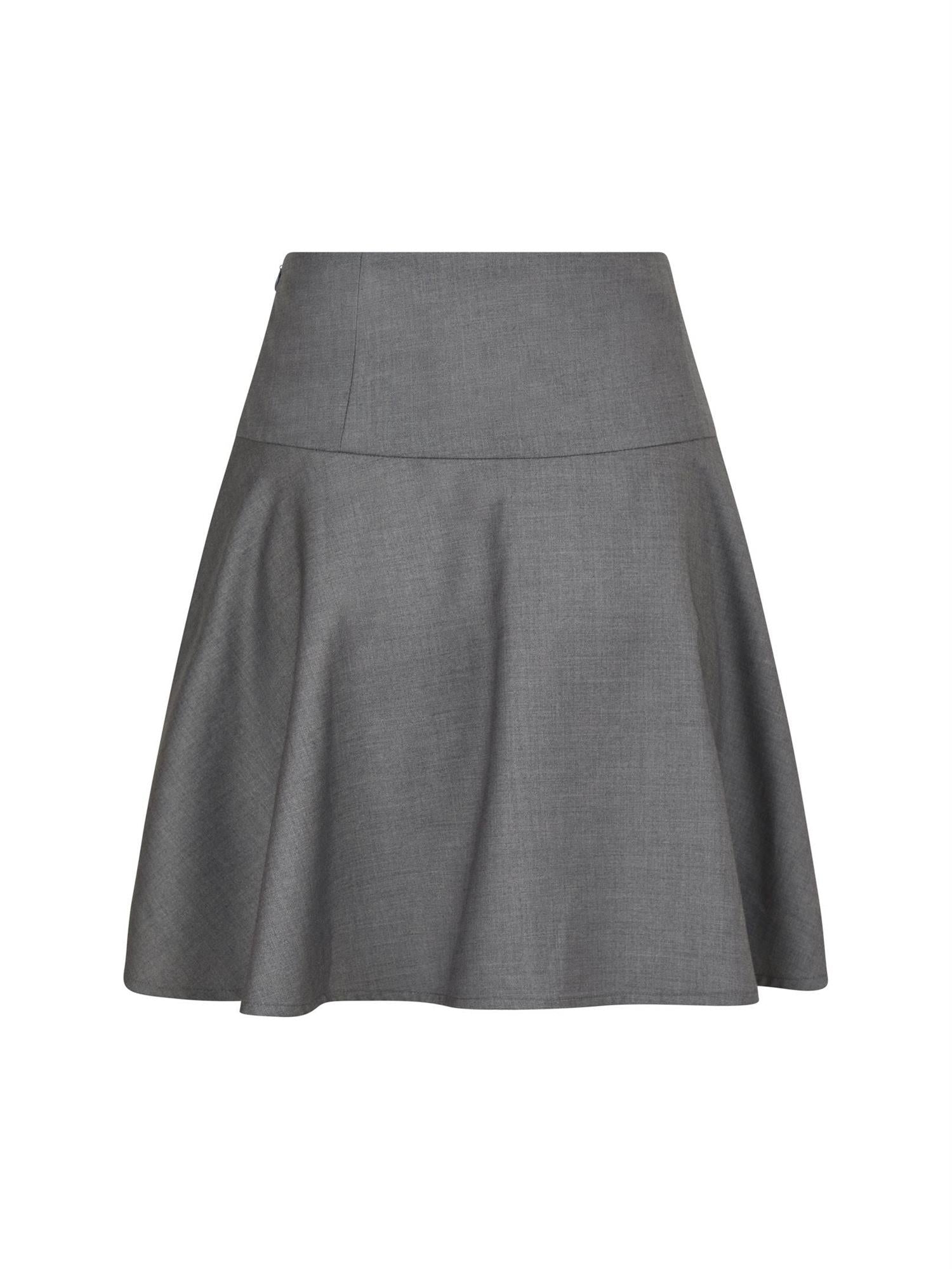 Pamelo Skirt Dark Grey Melange