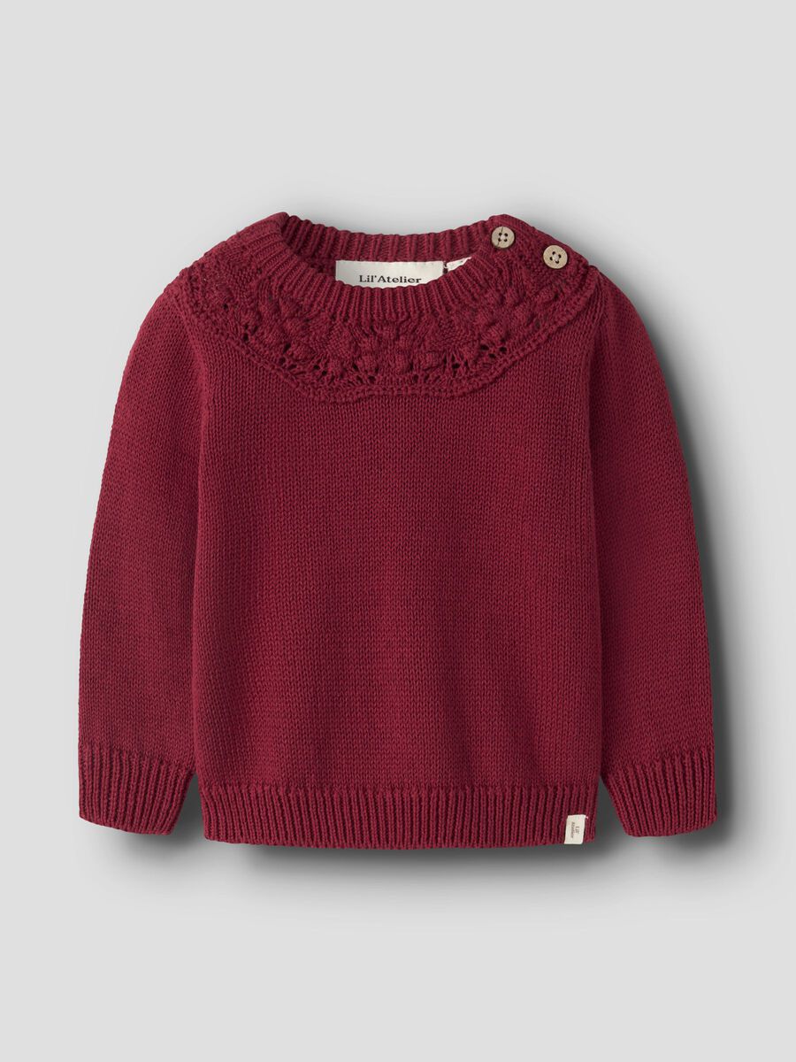 Reva Ls Loose Knit Biking Red