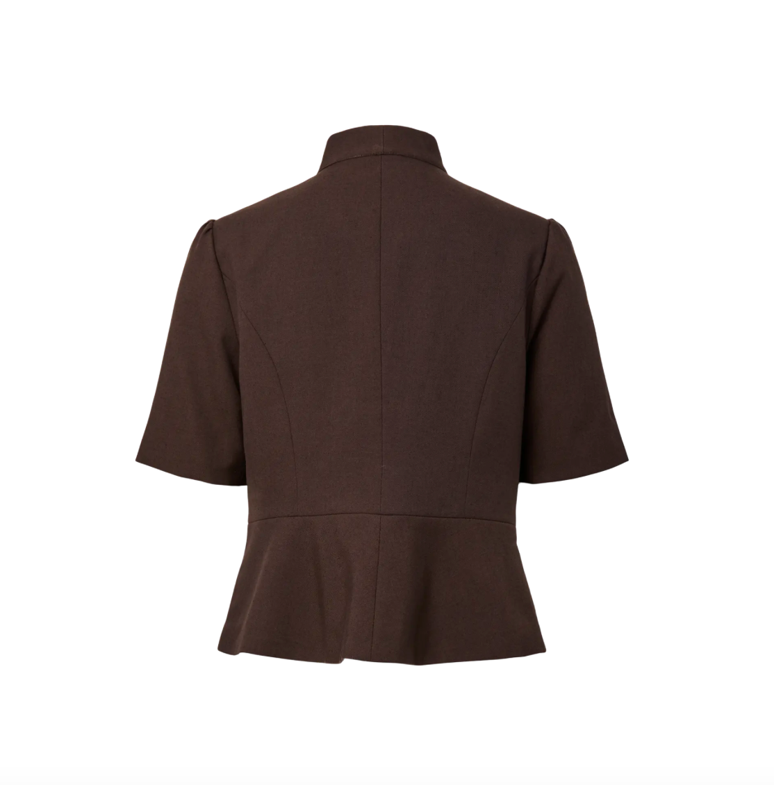YASRIU Scarf Blazer Coffee Bean Melange