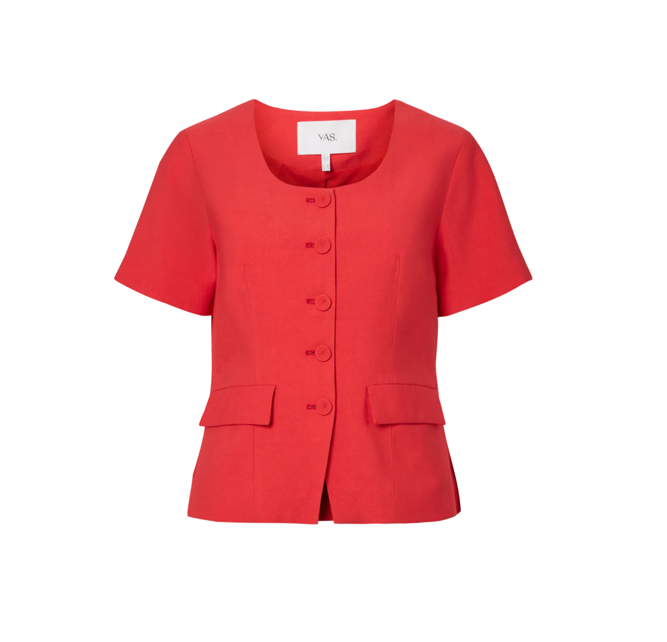 YASBIRMO SS BLAZER Poinsettia