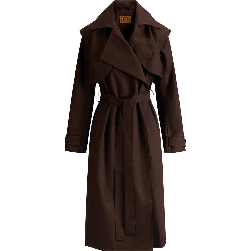 Regndråpe Trench Coat Brown