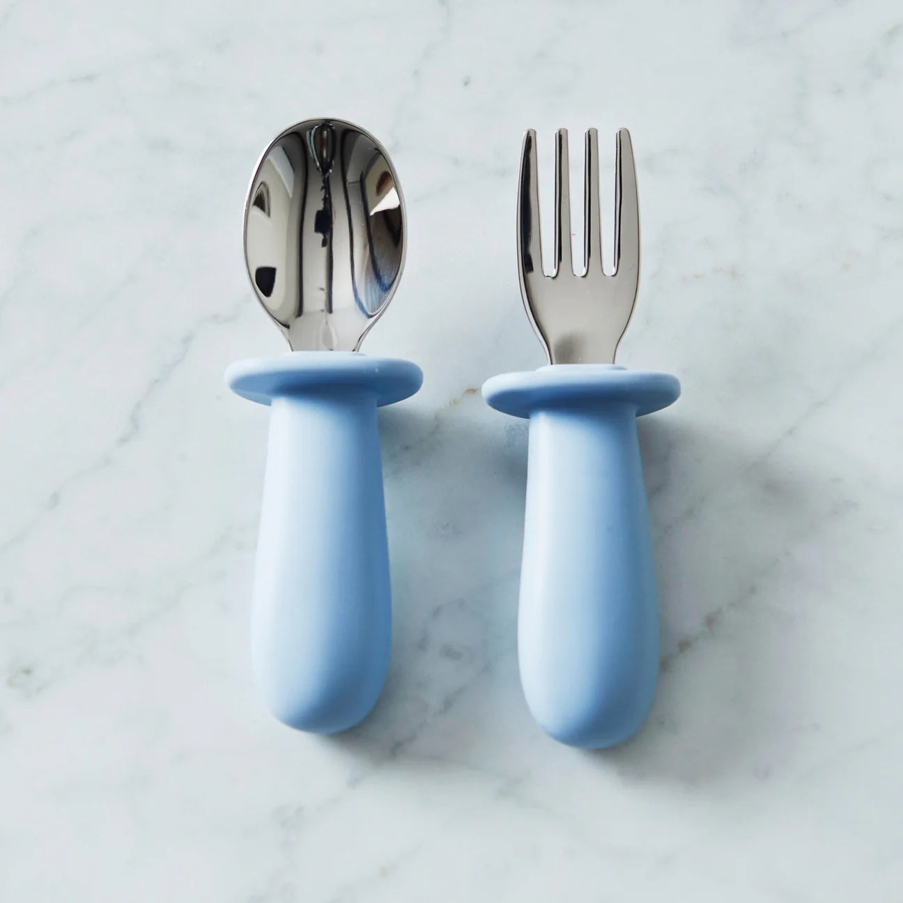 Baby Cutlery Set Pale Blue