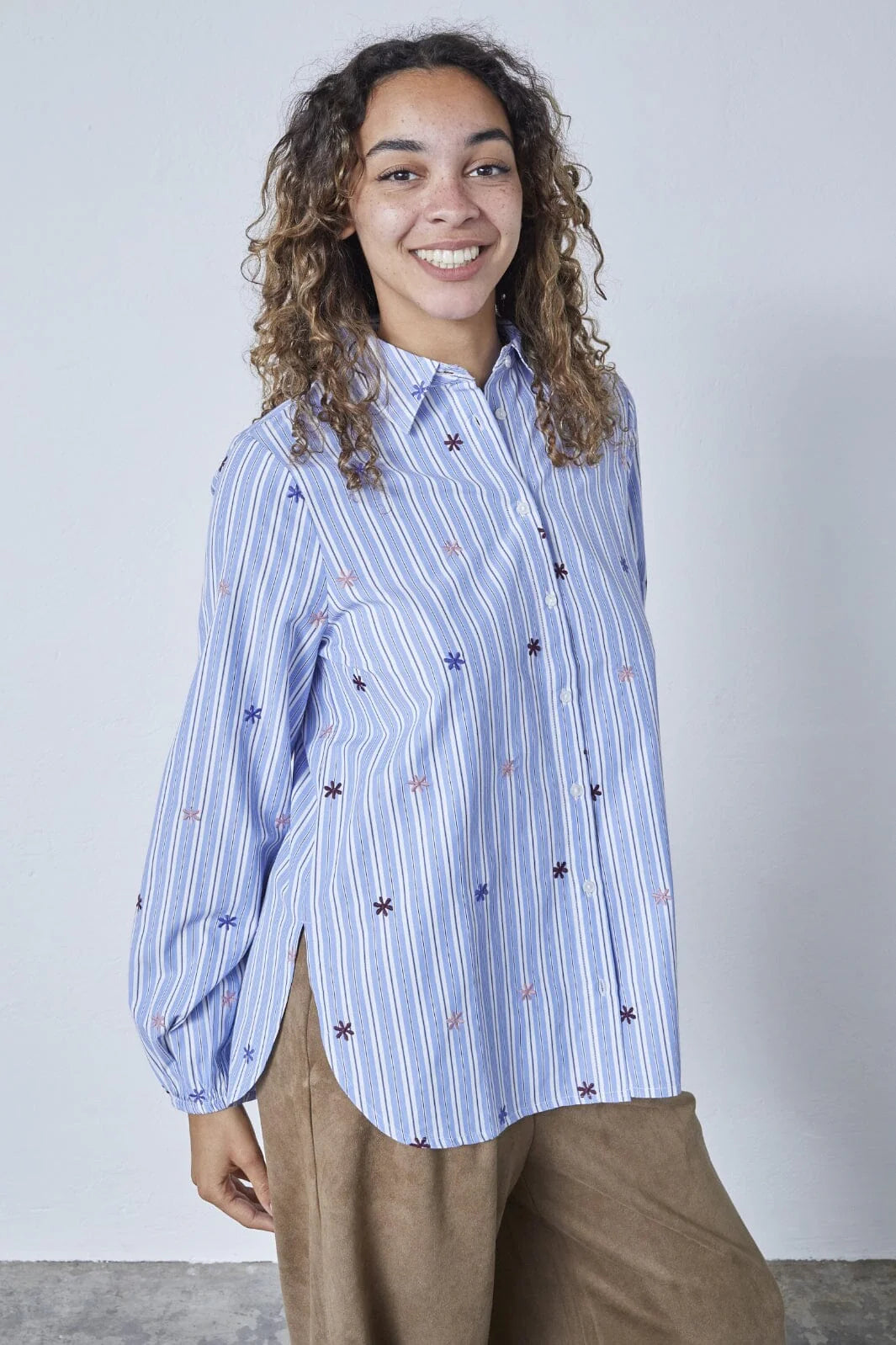 Istea Shirt Blue Stripe