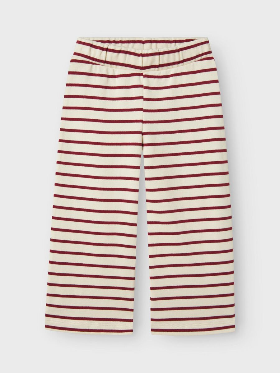 Limia Wide Pant Turtledove/Red Dahlia