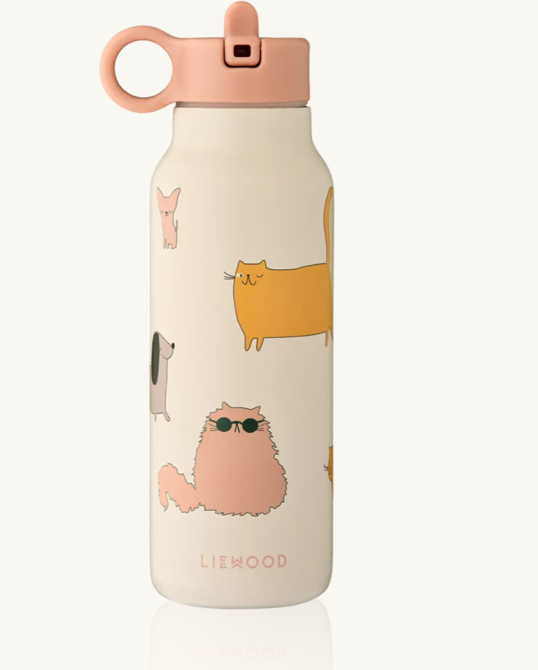 Falk Water Bottle Cats and Dogs / Sandy
