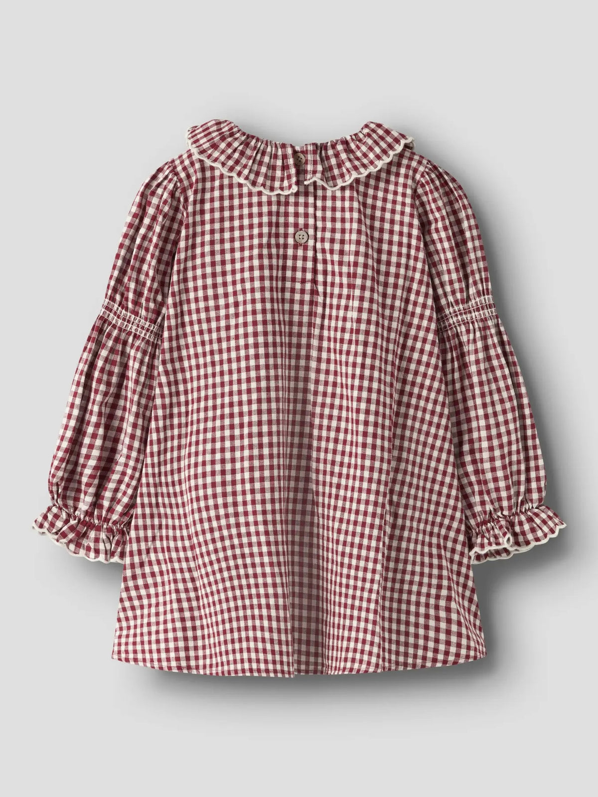 Roanne Ls Loose Dress Biking Red