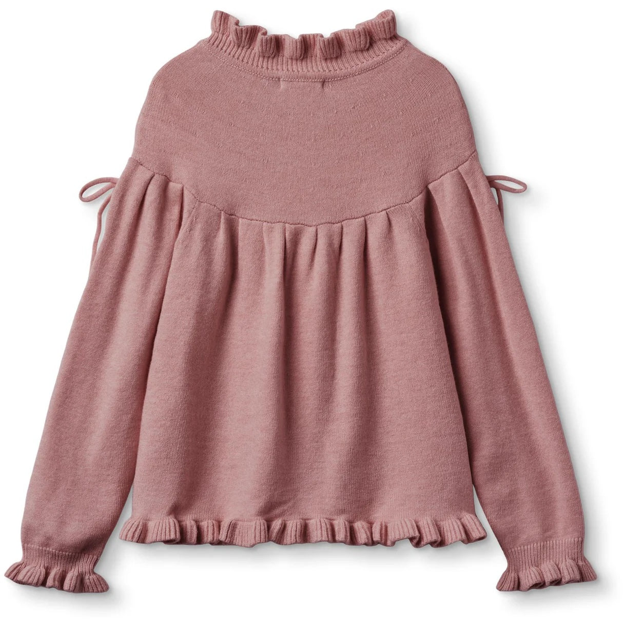 Kino Langermet Knit Blouse Ash Rose