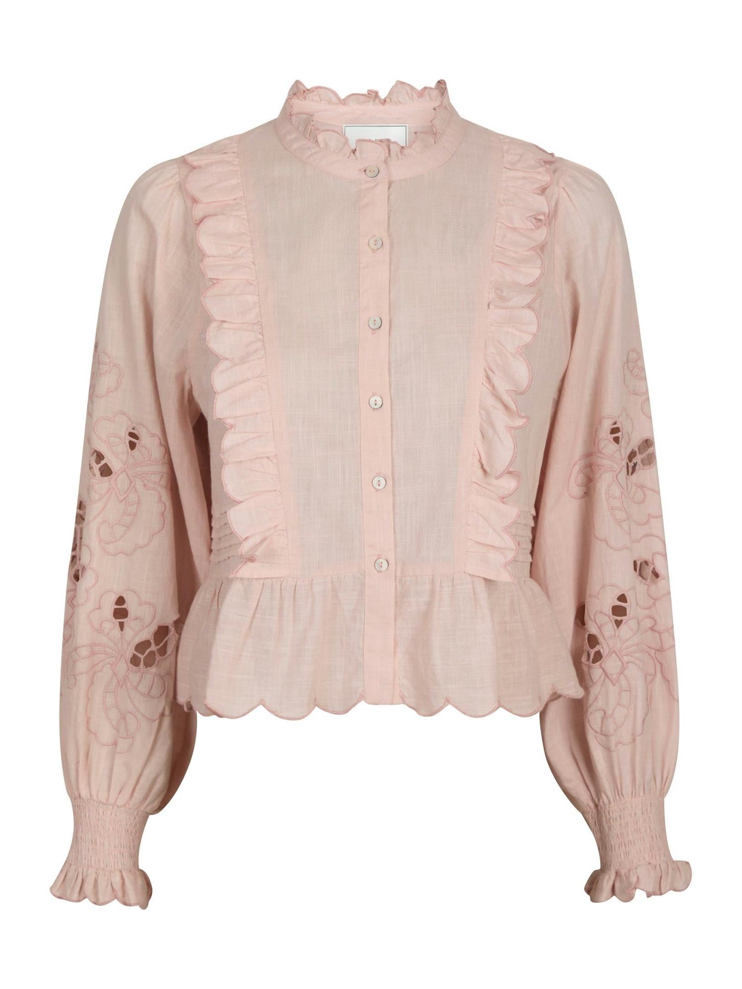 Petrine Embroidery Blouse Rose