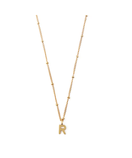 Initial R Necklace