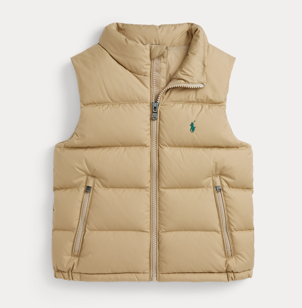 Down Vest Vintage Khaki