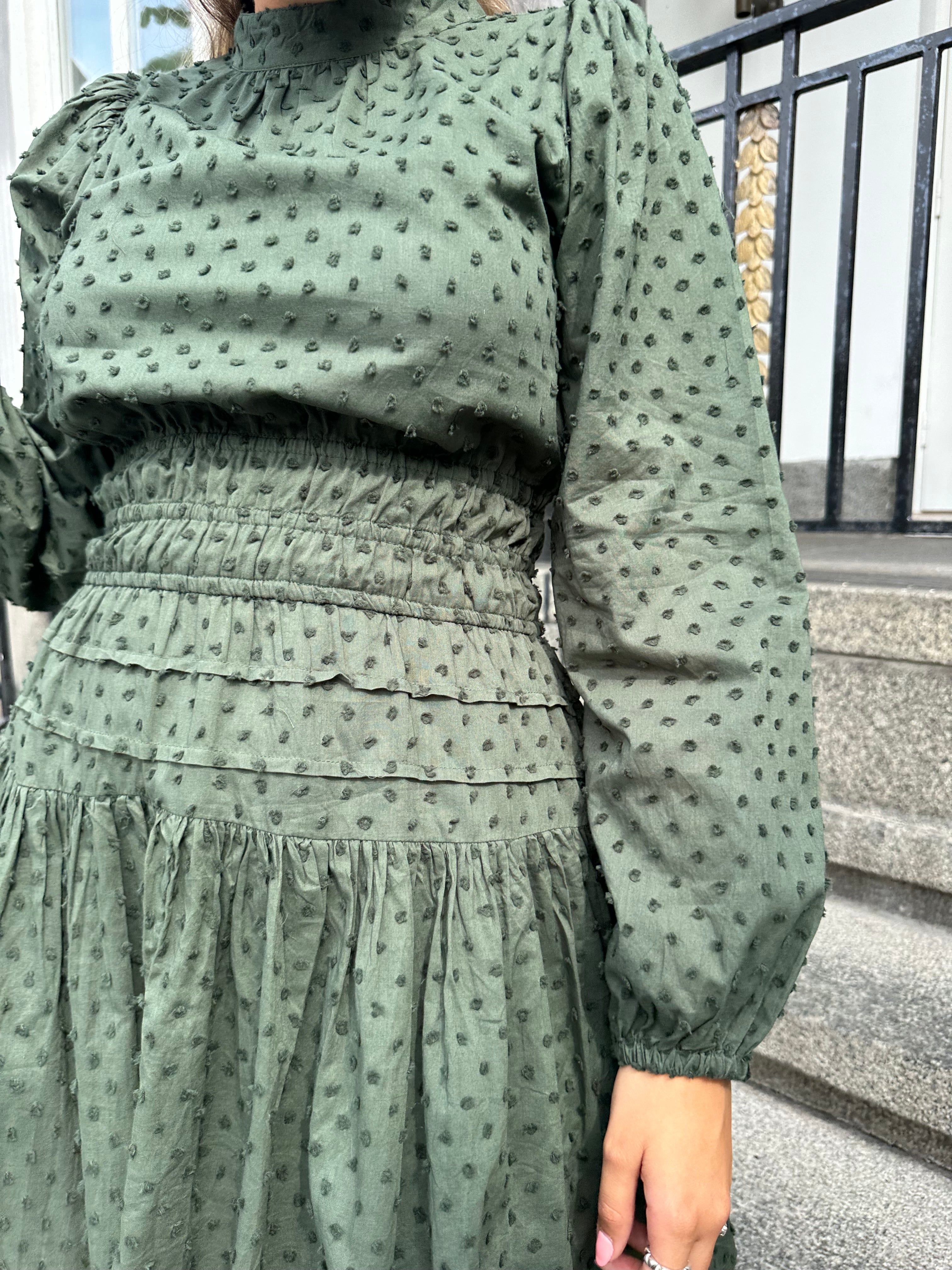 Jeanne Dress Hunter Green