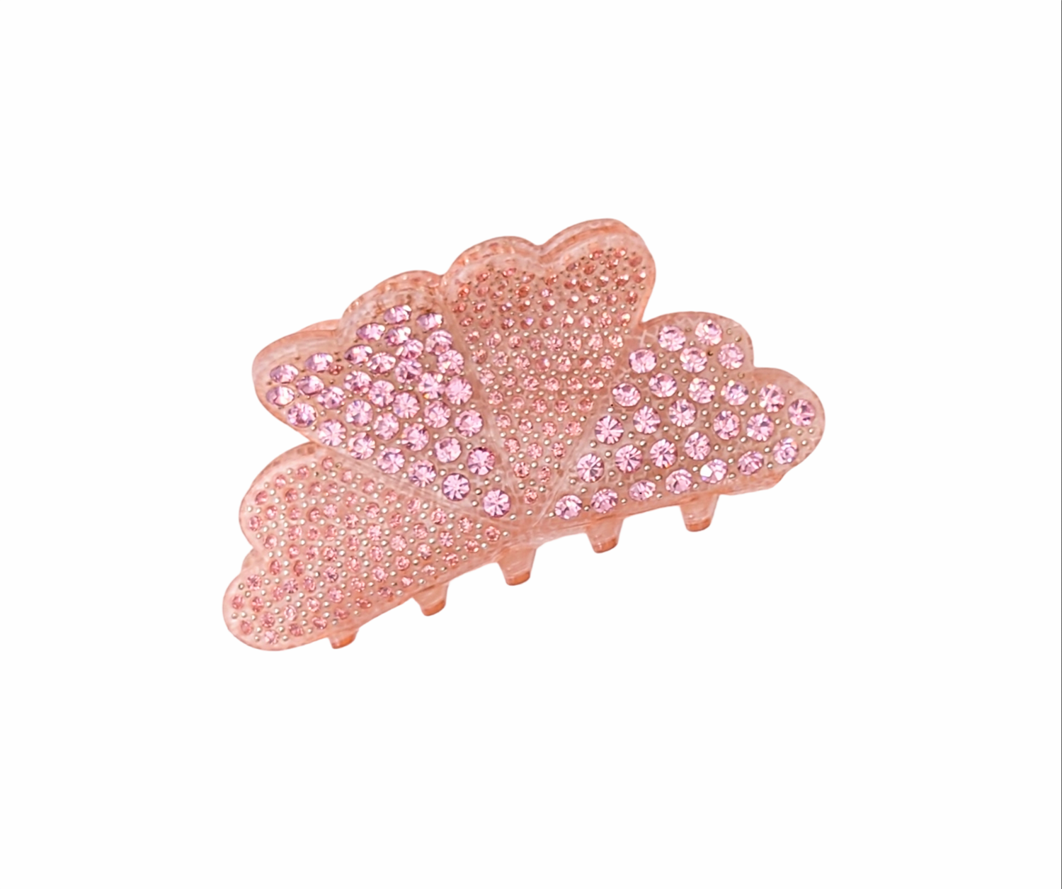 Waffle Hair Claw Pink