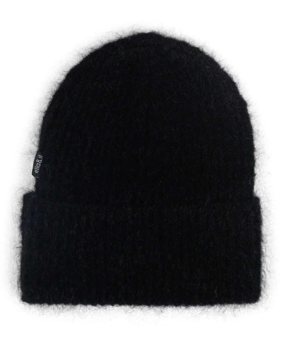 Silje Chunky Hat Black