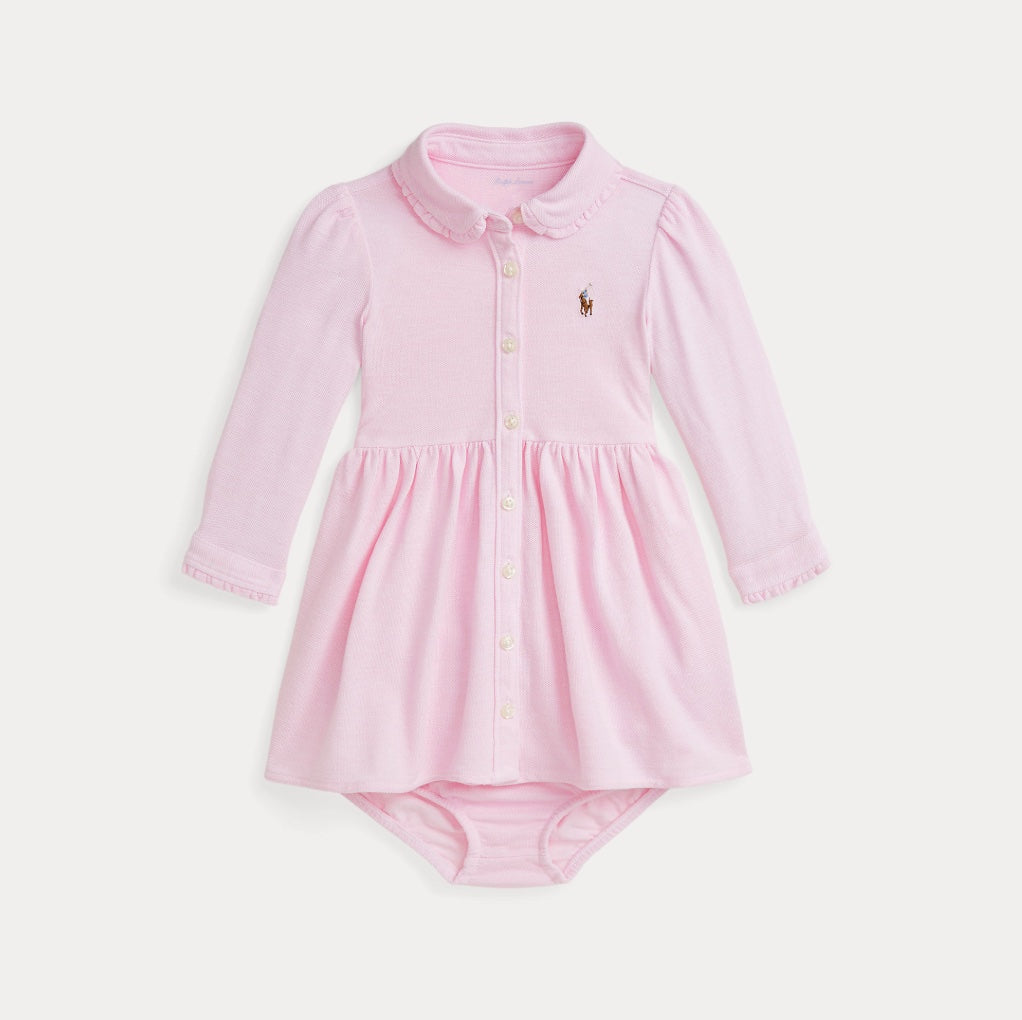 Solid Day Dress Carmel Pink