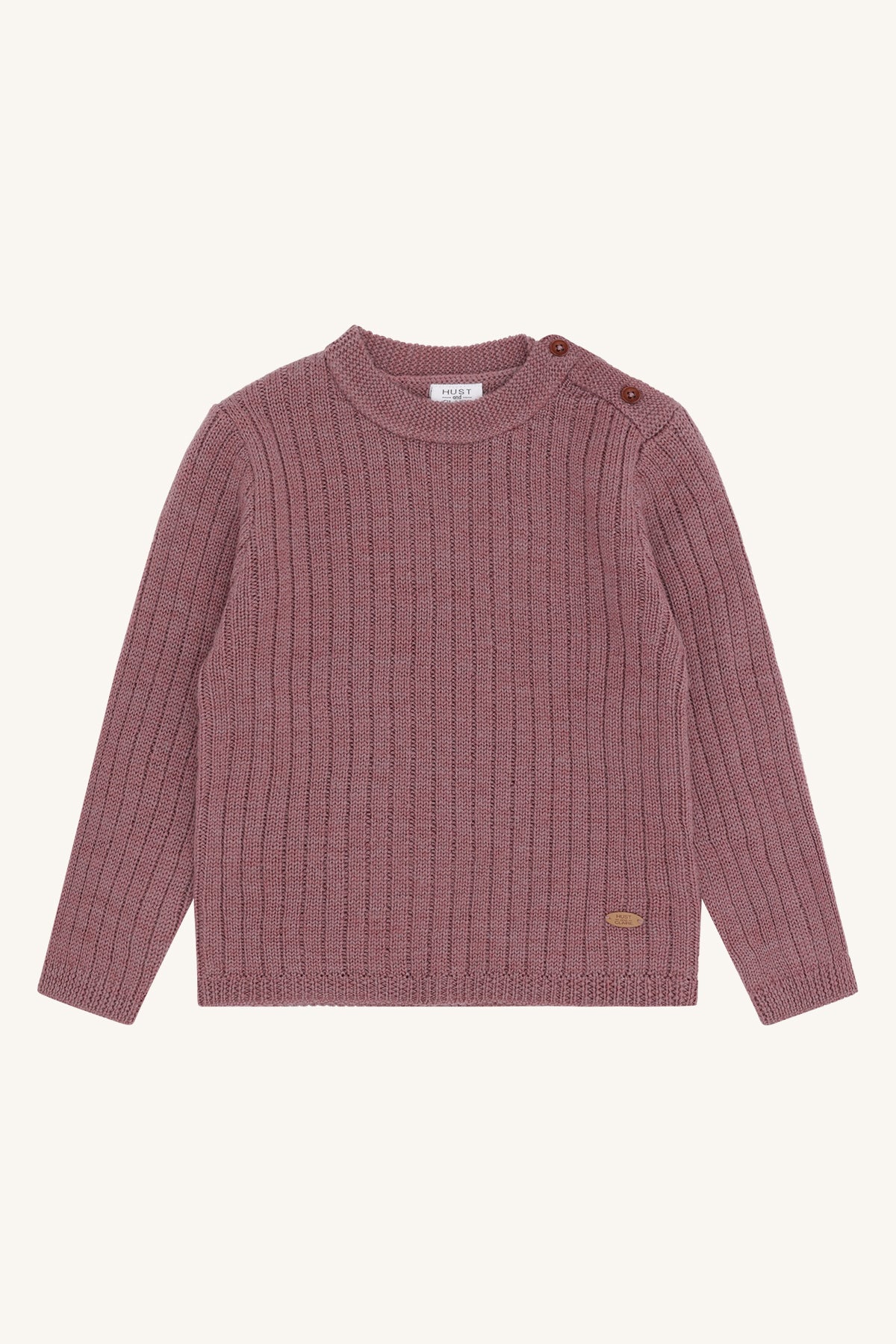 Pil Wool Rib Pale Mauve