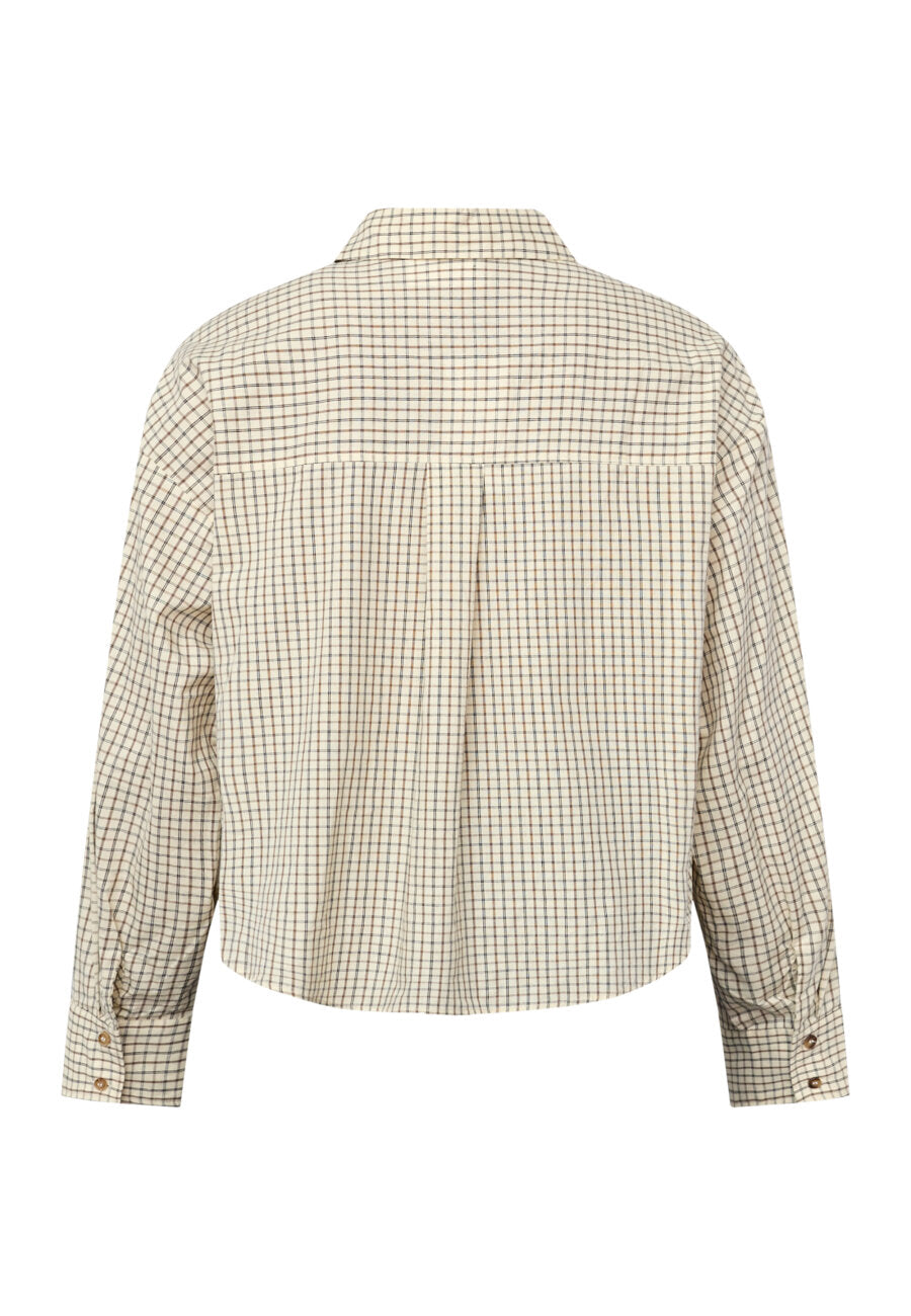 Esme Shirt Cream Check