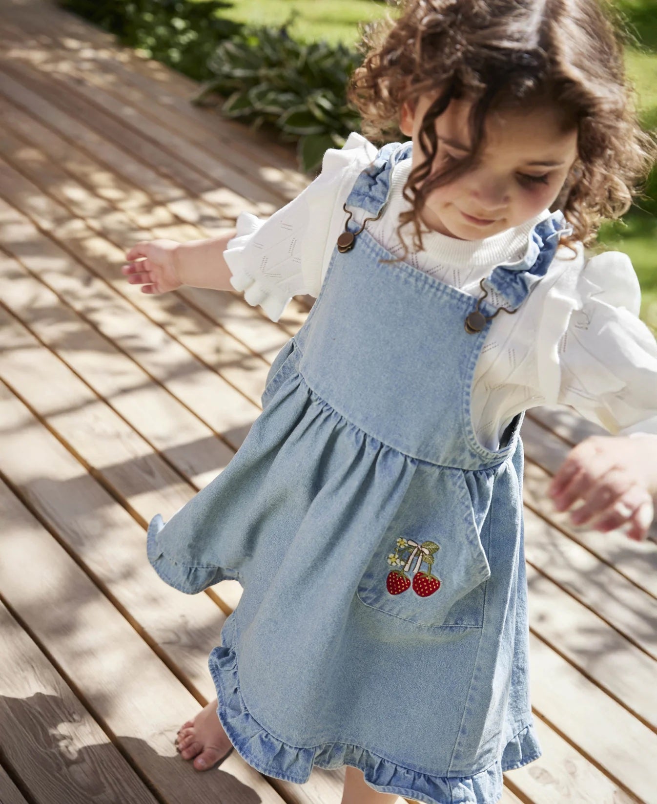 Don Embr Spencerdress Light Denim Blue