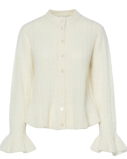 YASNUMA Knit Cardigan Birch