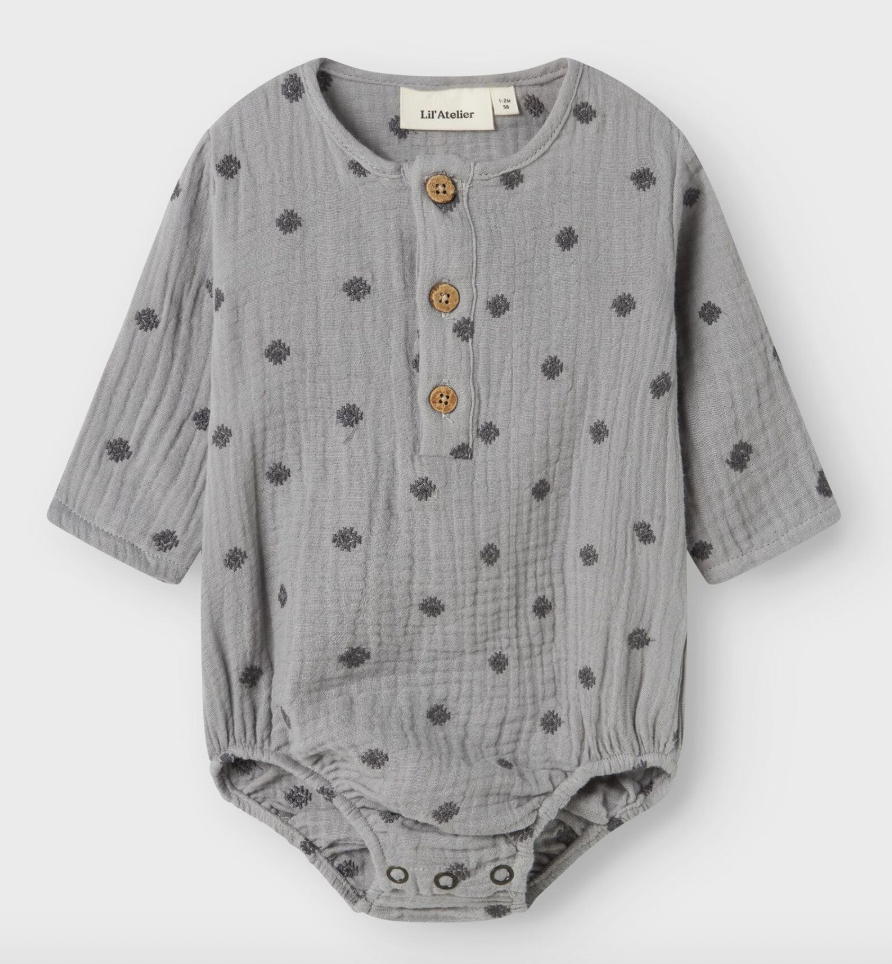 Koala Langermet Loose Shirt Body Ultimate Grey