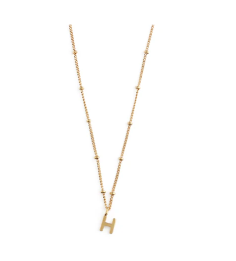 Initial H Necklace