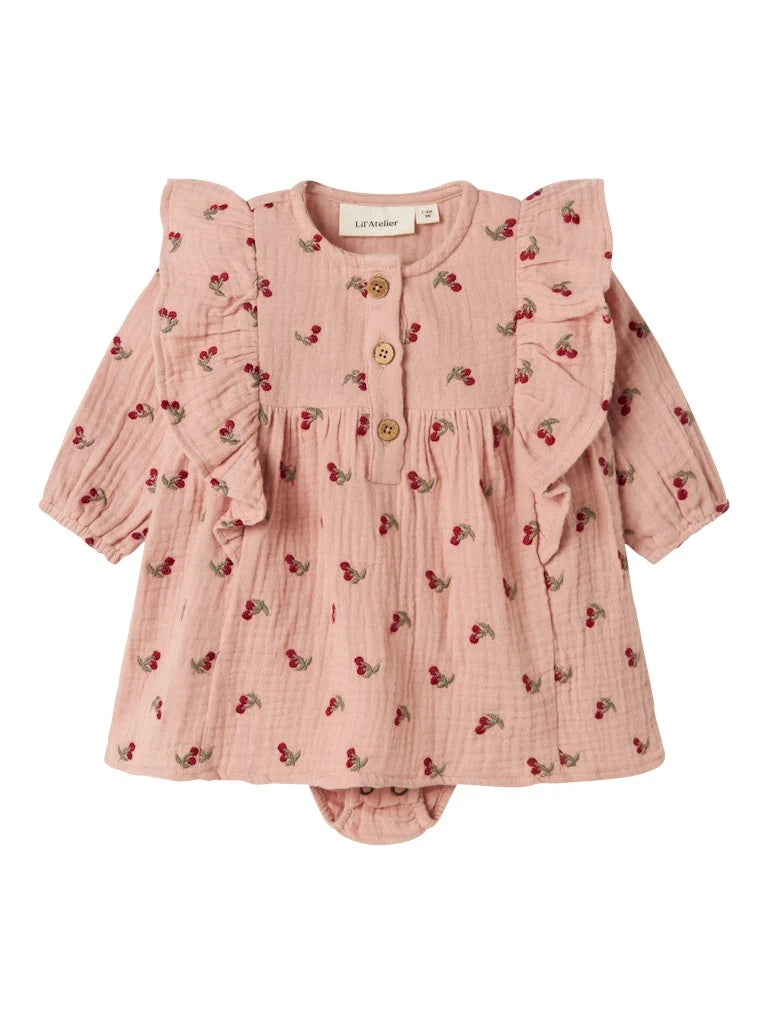 Koala Langermet Body Kjole Misty Rose