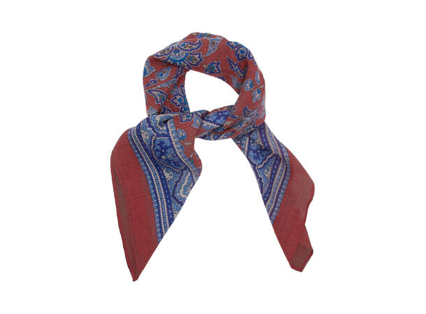 Skjerf Paisley Ull Rust