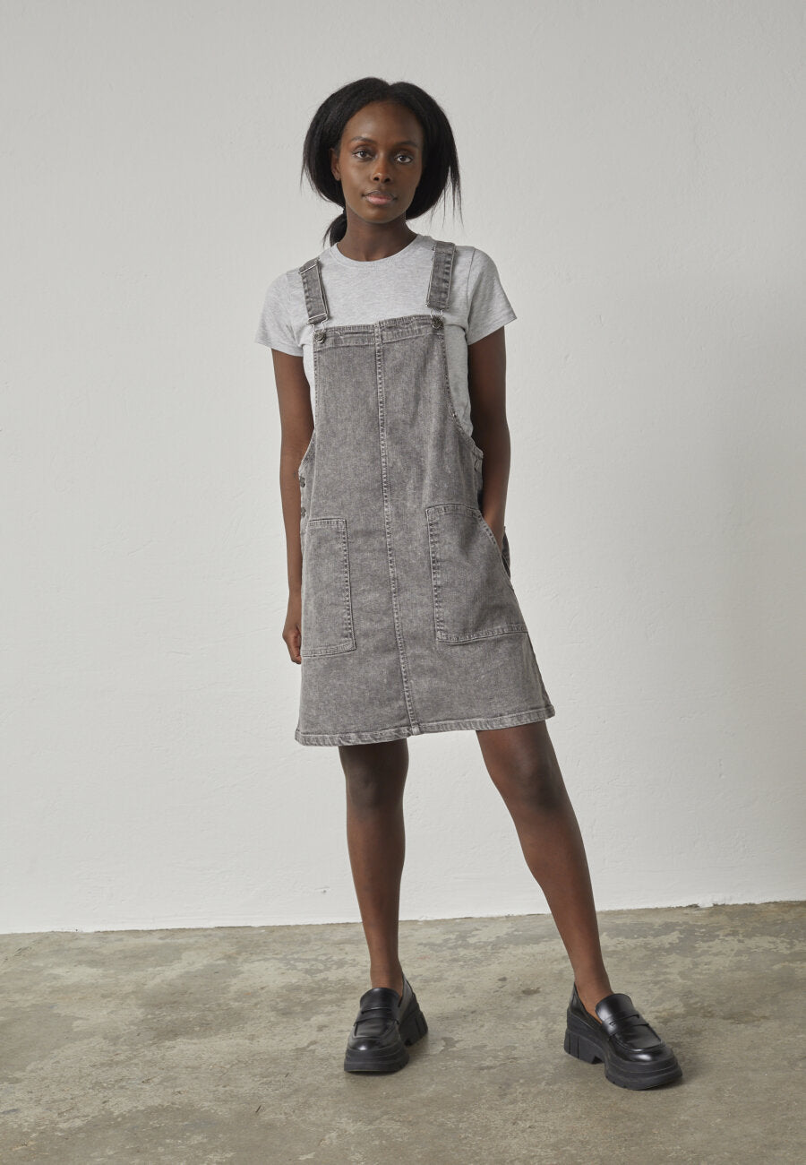 Obana Dress Grey Wash