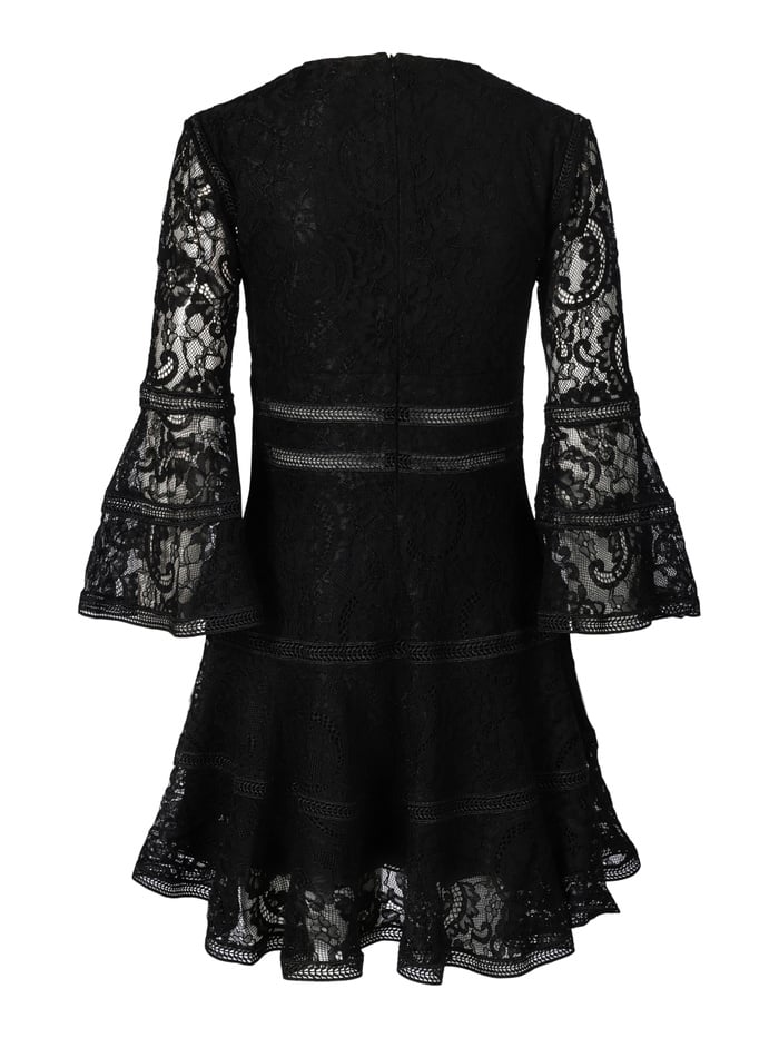 Millie Mini Dress Black Lace