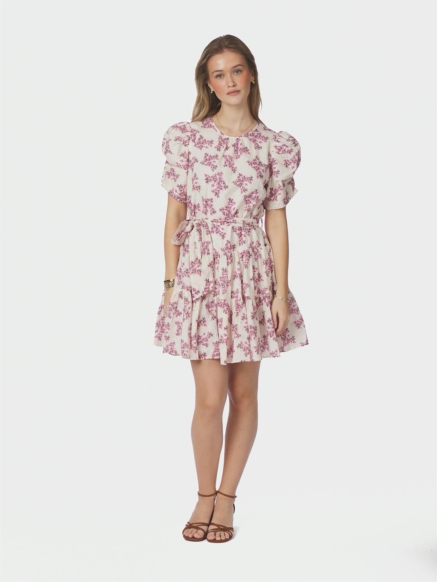 Annitas Starling Flower Dress Fuchsia