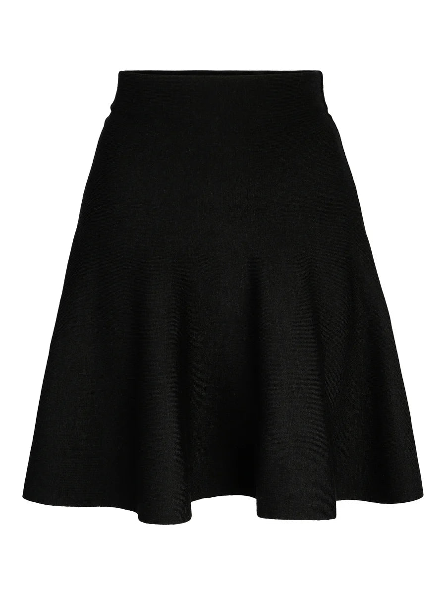 Triny Merino Skirt Black