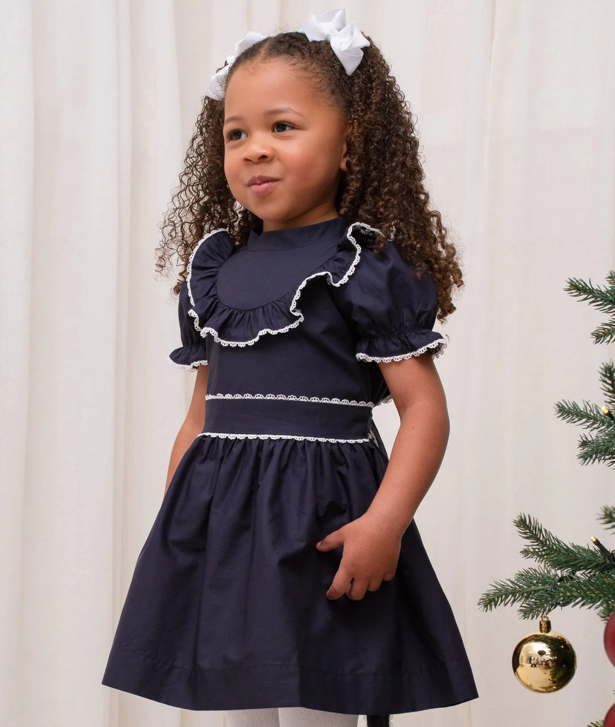 Lace Dress Navy