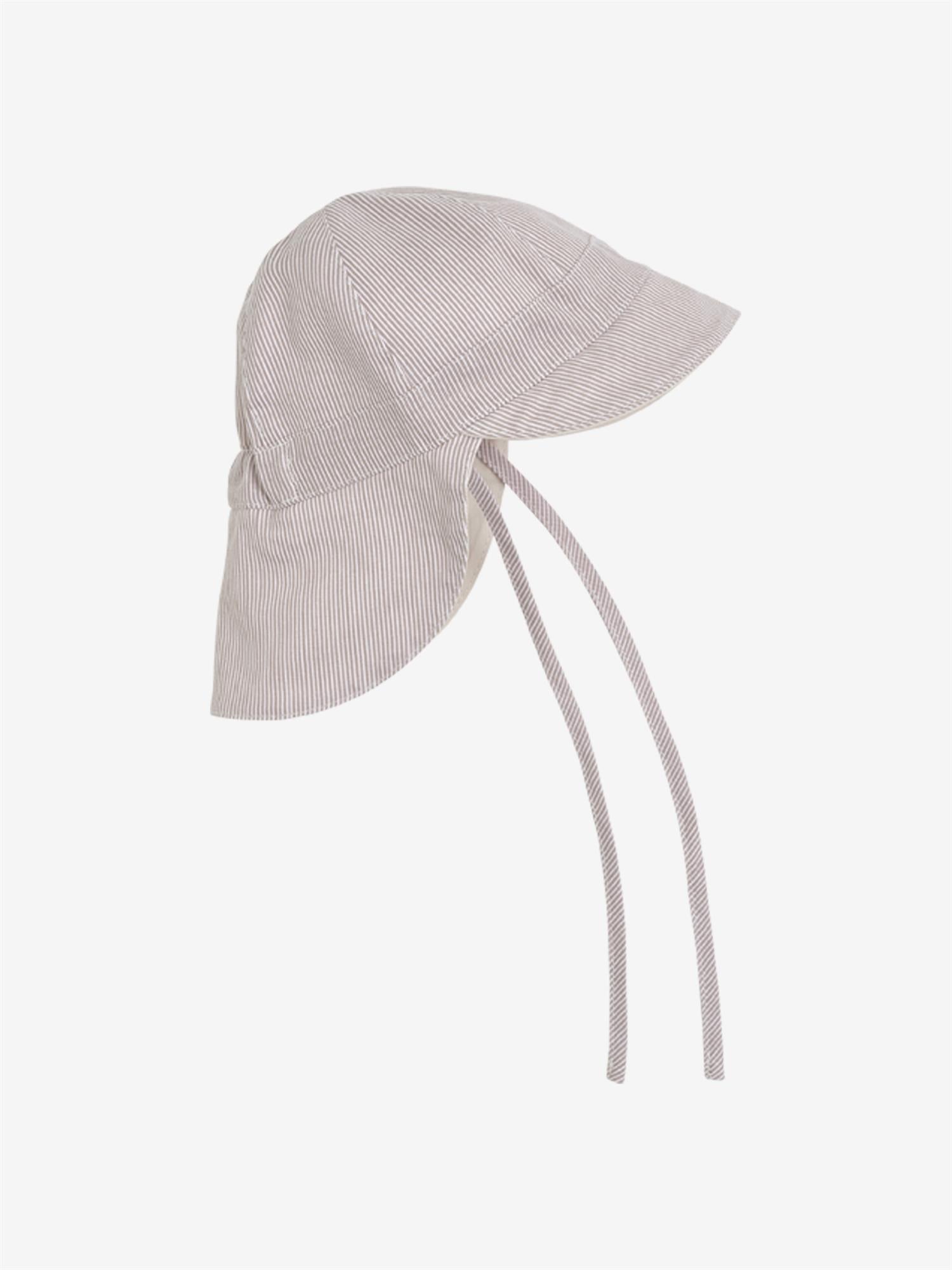 Sun Hat Stripe White Pepper