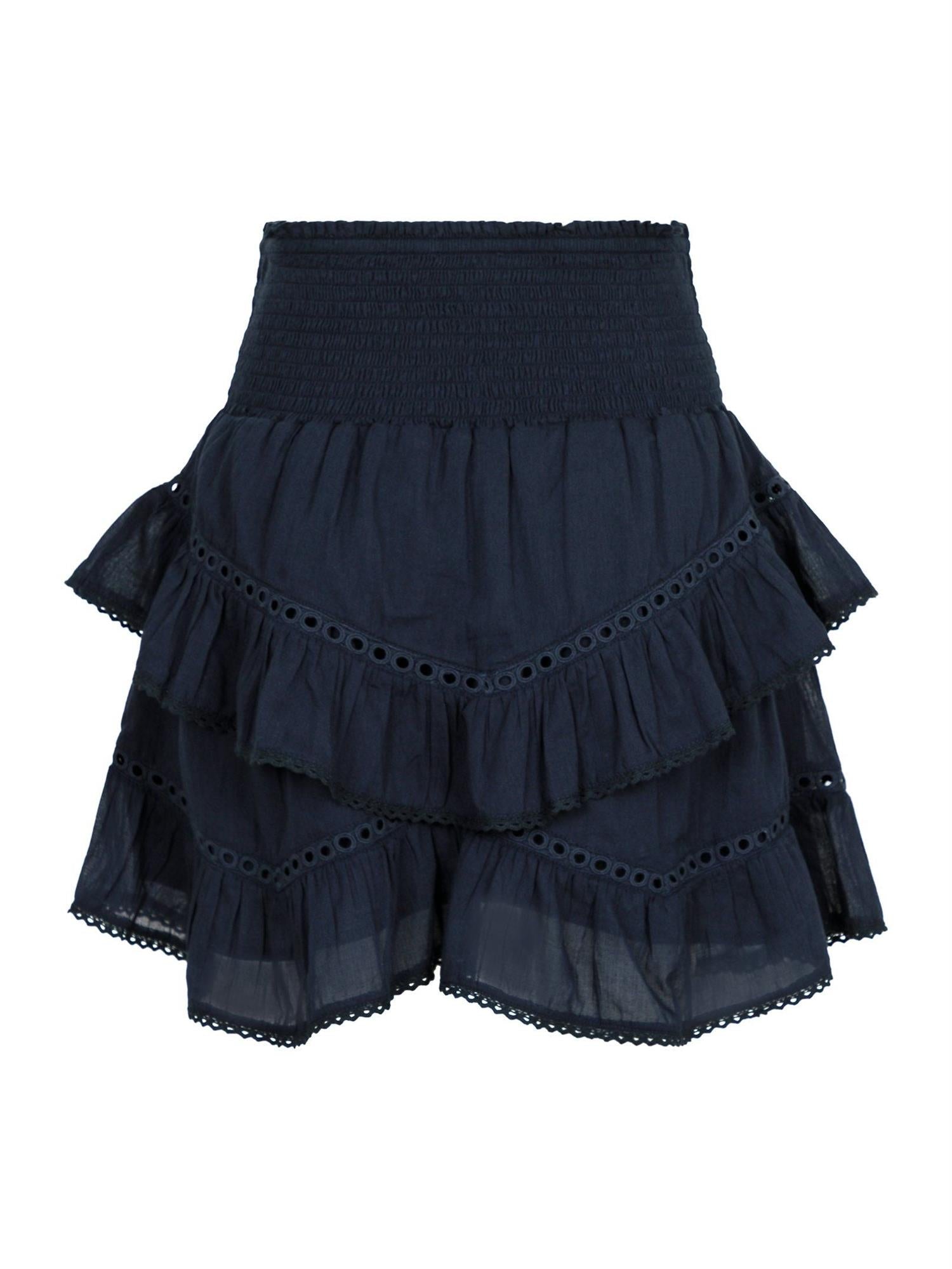 Ricki Voile Skirt Navy