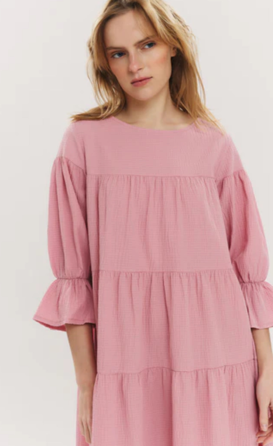 Indiana Dress Washed Pink