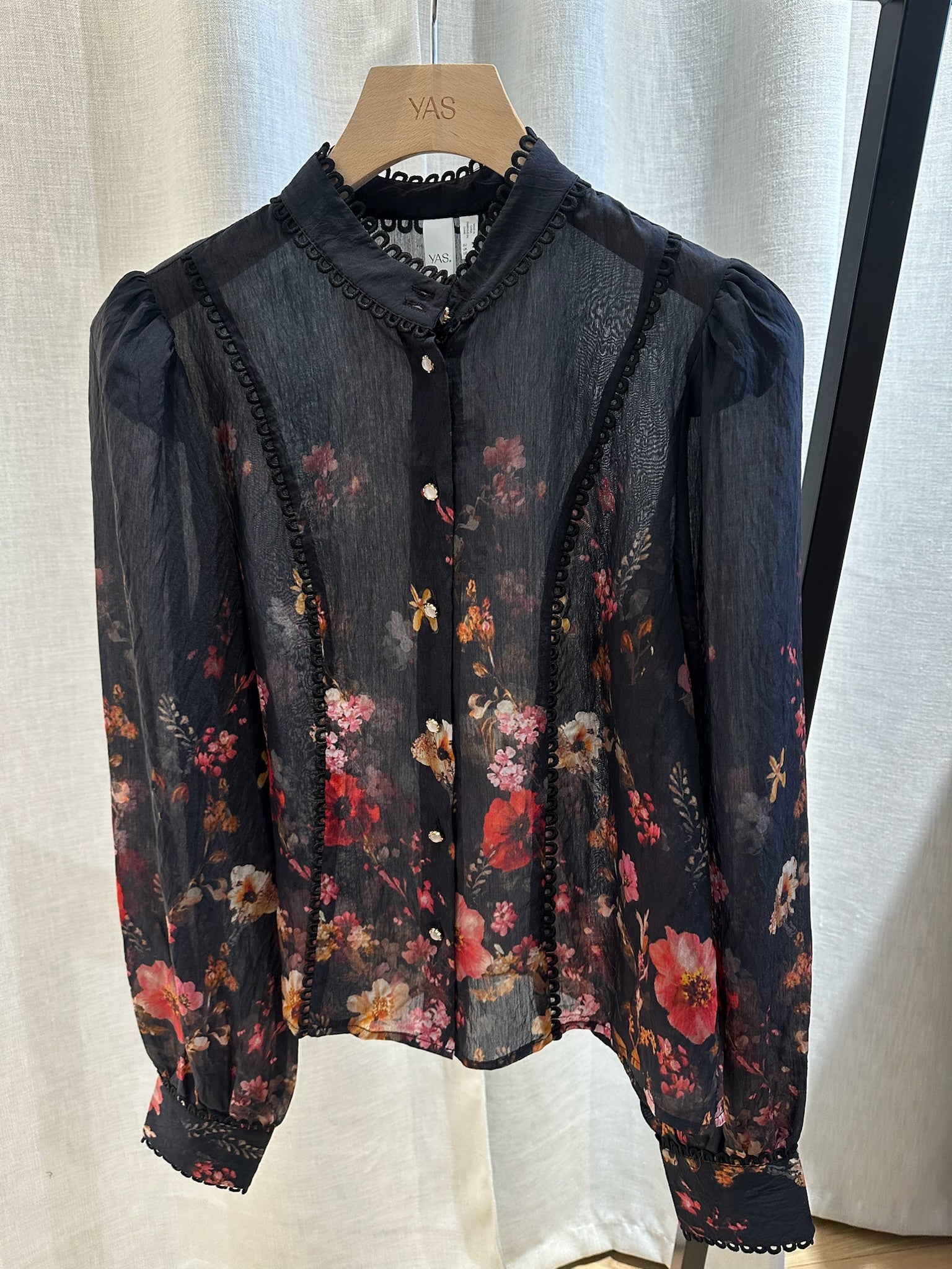 YASROMANTICA LS Shirt Black/Romantica