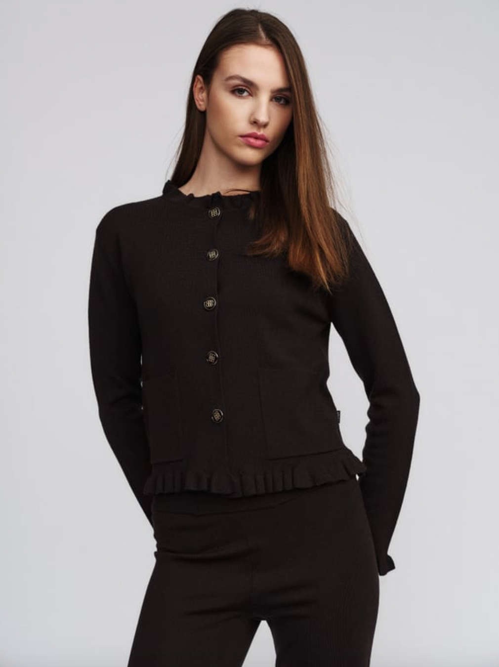 Silje Merino Jacket Dark Brown