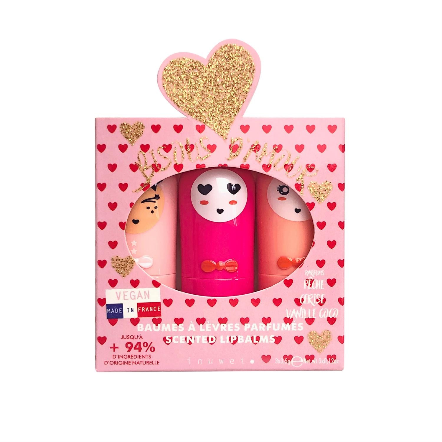 Kiss Trio Lip Balms Gift Set