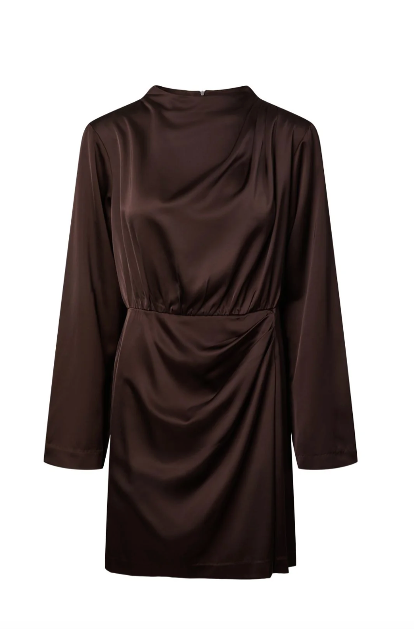 YASBABISTA Dress Coffee Bean
