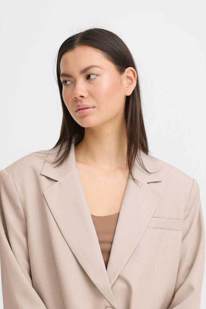 Fava Oversize Blazer Dove Melange
