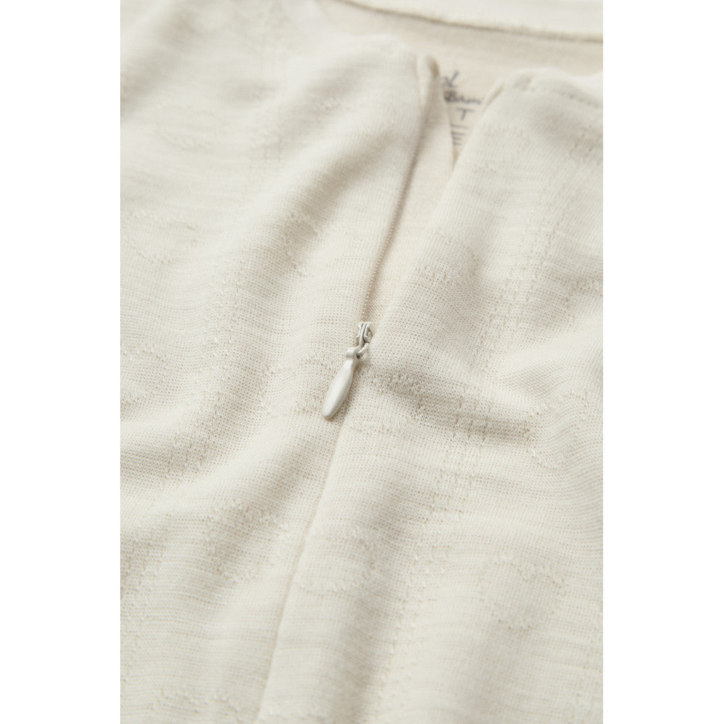 Manu Zip Pointelle Ivory