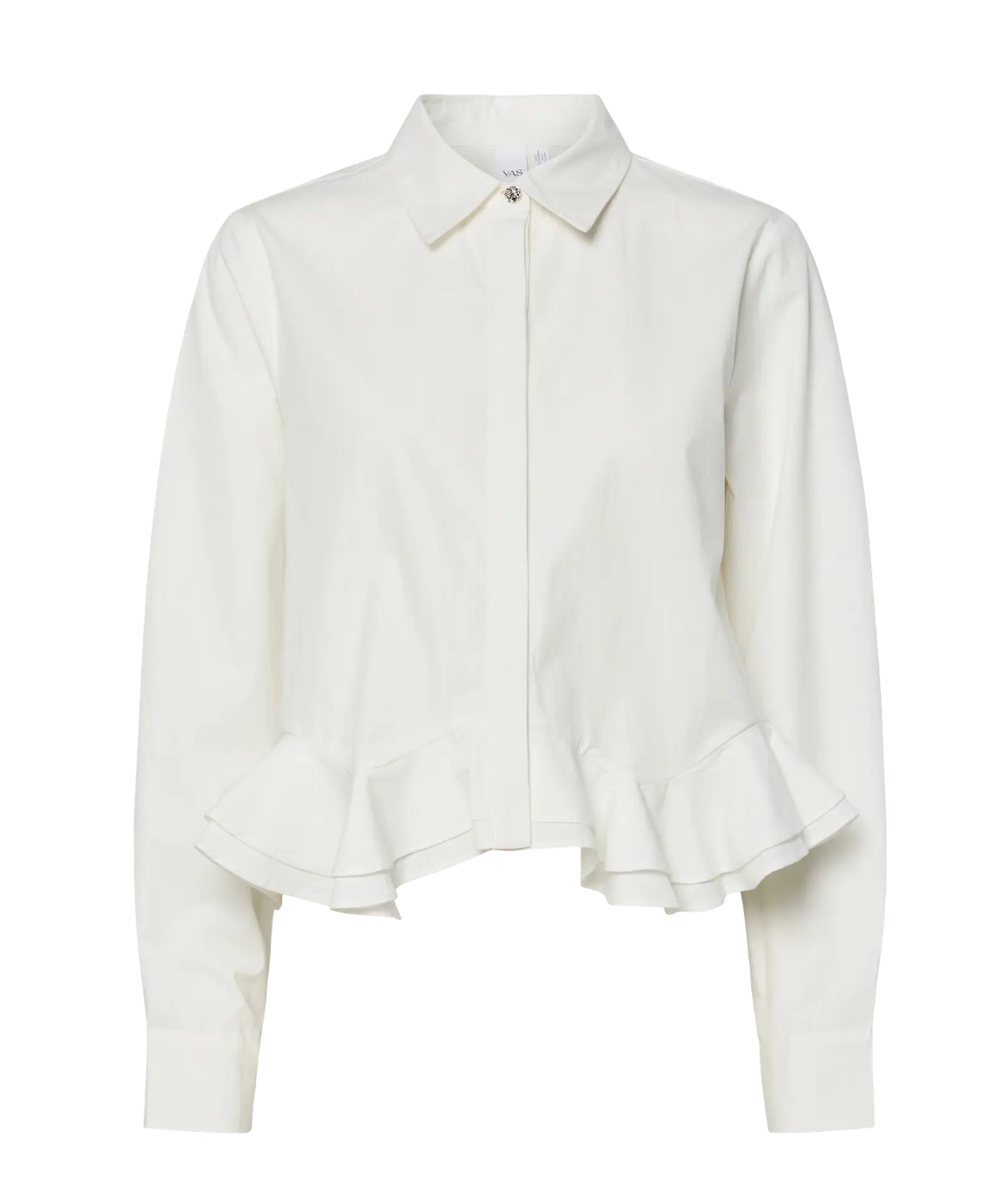 YASANERA LS Short Shirt Star White