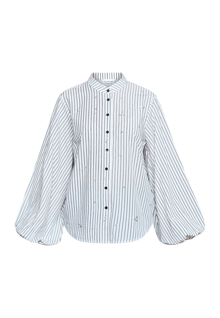 Elaisa Shirt White Black