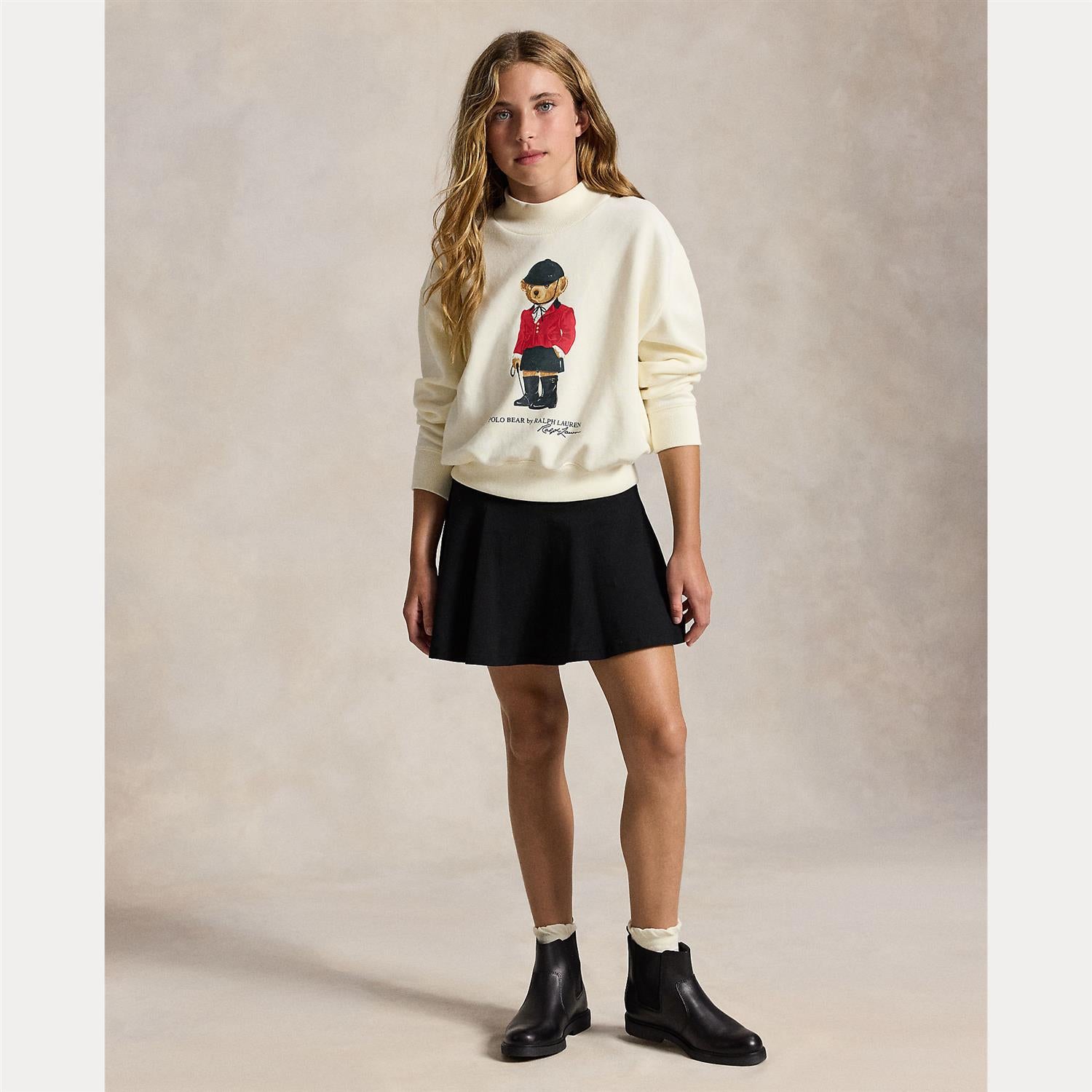 Fleece Pullover Sweatshirt Clubhouse Cream